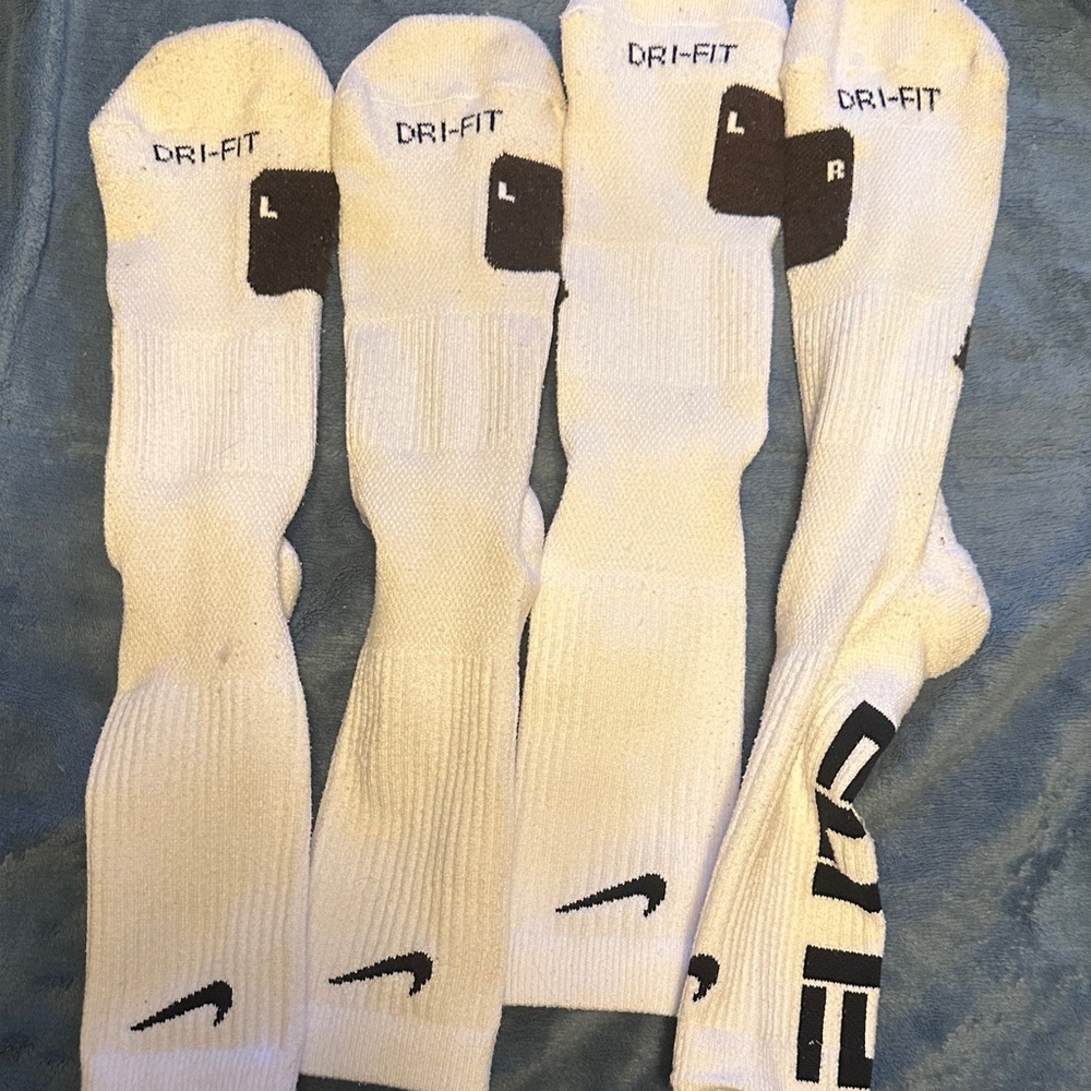 Nike Elite White-Black Dri-FIT Socks
